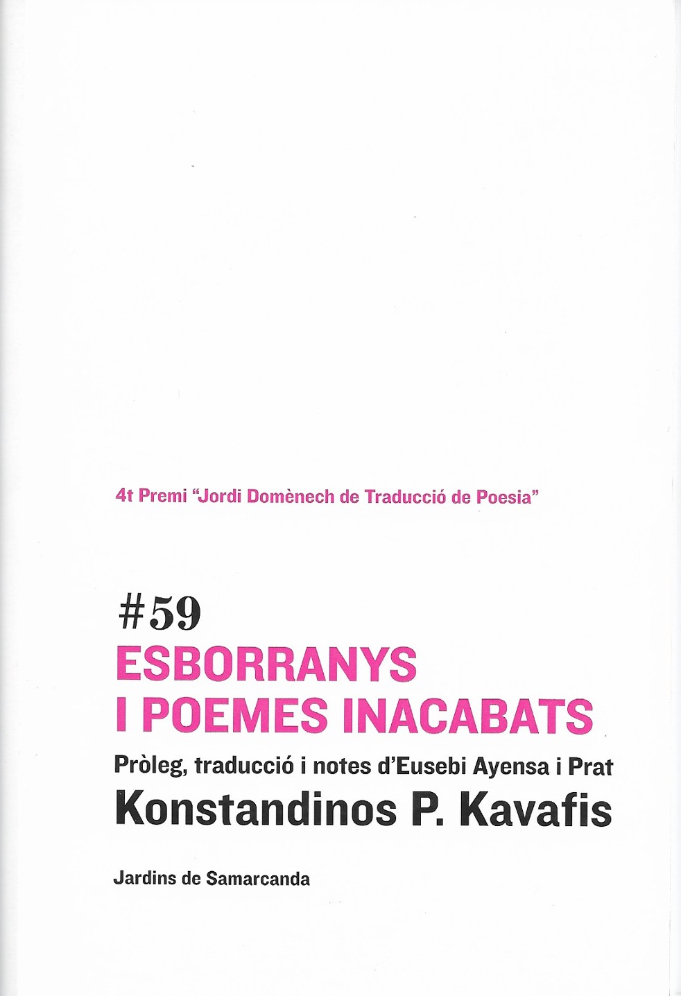 Esborranys i poemes inacabats